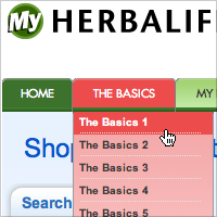 MyHerbalife TopNav